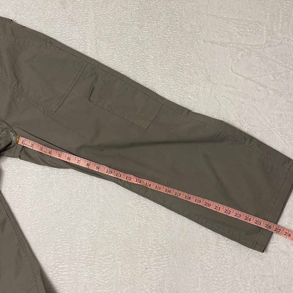 AGOLDE Daria High‎ Waist Crop Wide Leg Twill Utility Pant in Duffle Women's 28 - Picture 8 of 12
